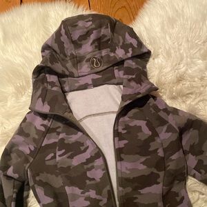 Lulu zip up sweatshirt with a hood